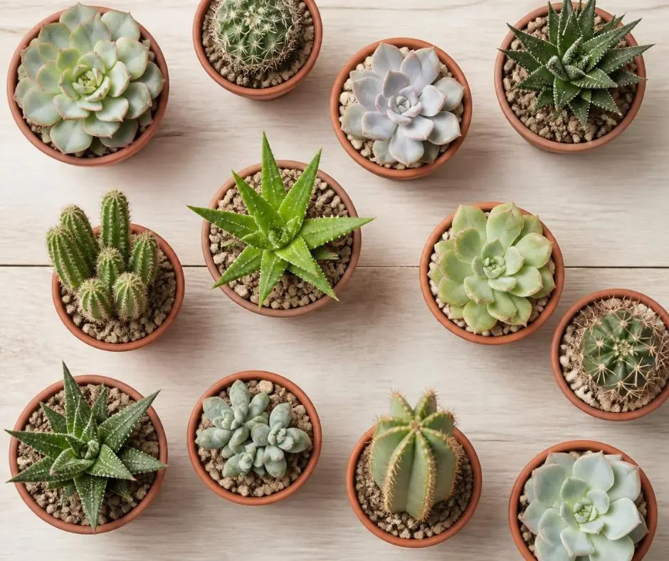 Plantes grasses et cactus en pots, les plus résistants à une absence prolongée